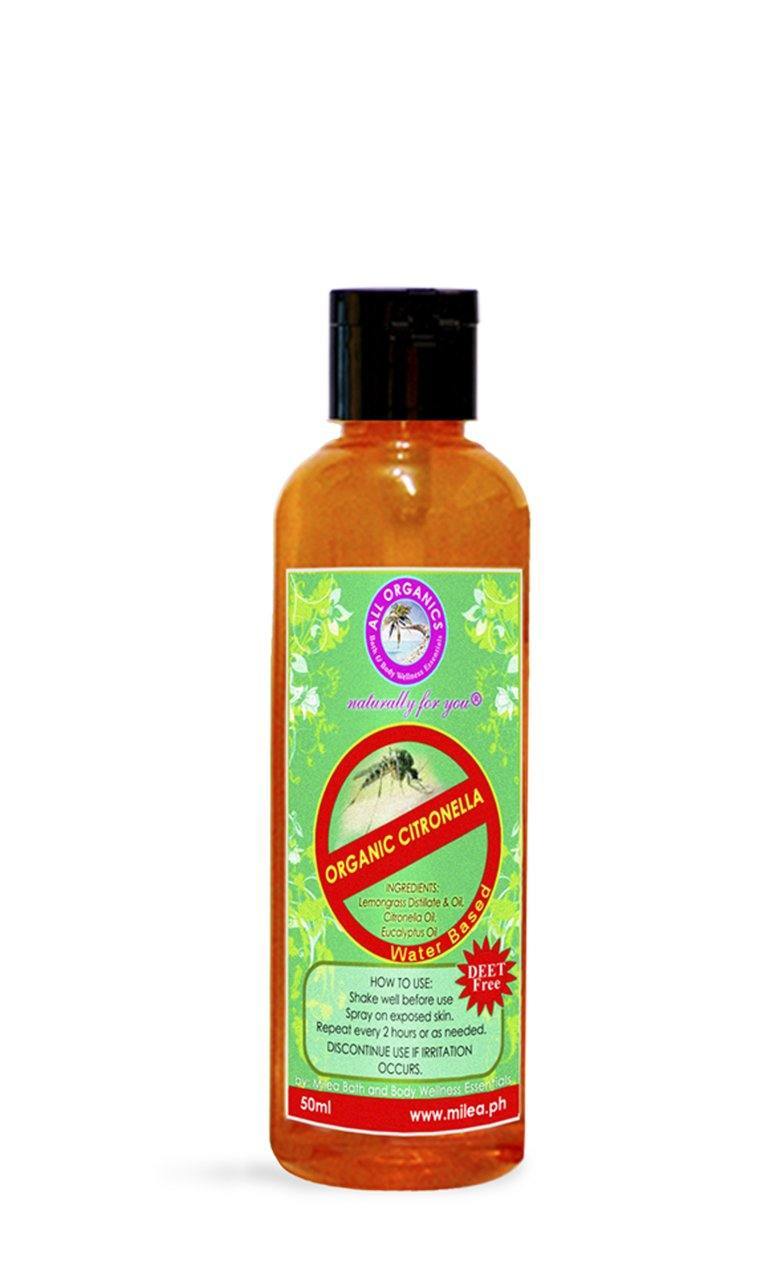 Citronella Mosquito Repellent Oil - Milea All Organics - Philippines