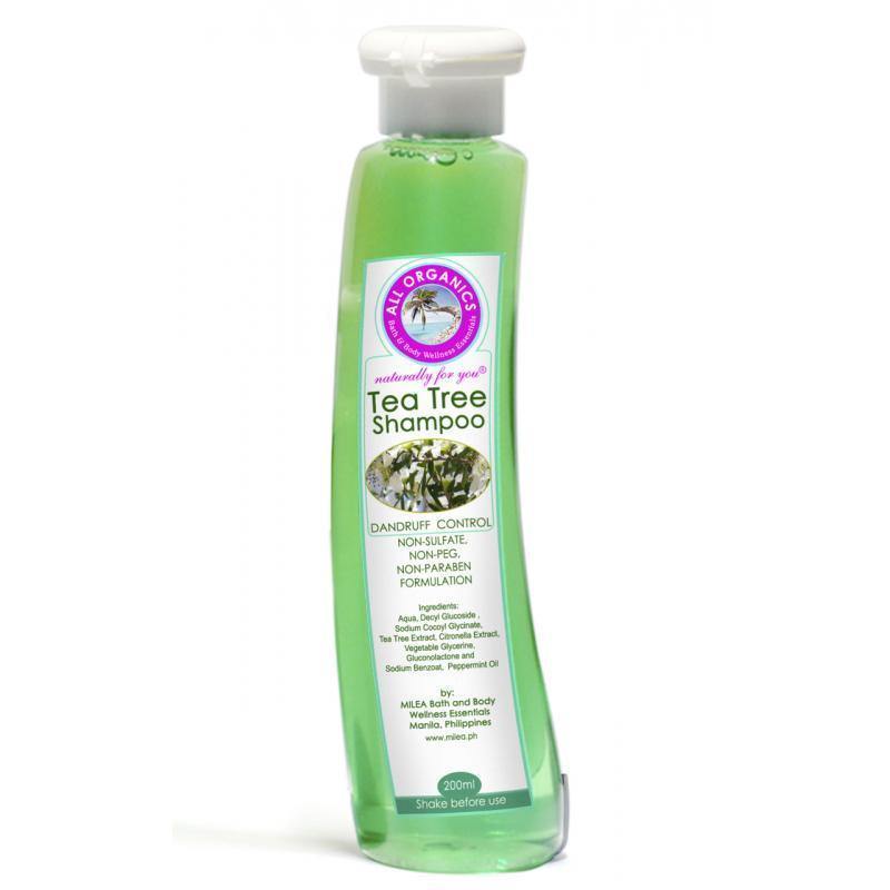 Tea Tree Anti-Dandruff Shampoo - Milea All Organics - Philippines